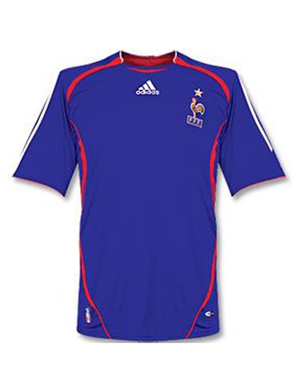Francia maglia retrò casa della prima maglia da calcio da uomo della divisa da calcio 2006
